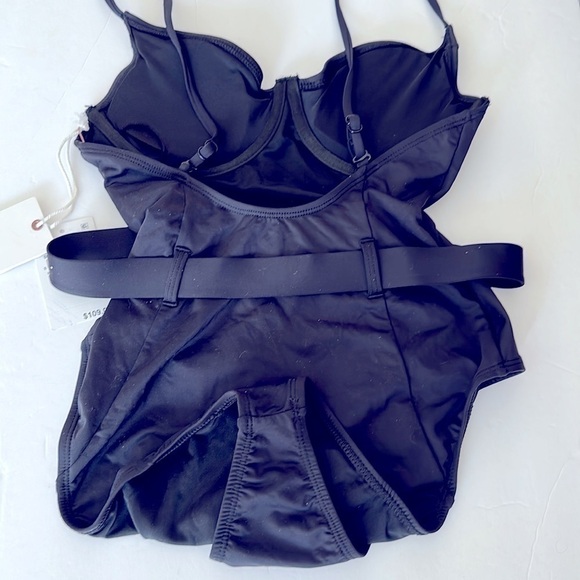 GOOD American Showoff One Piece Black Swimsuit Size (1) Small - Picture 7 of 11